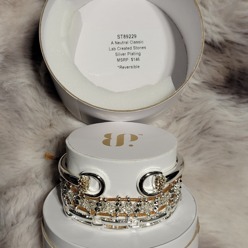 FREE OG W/purchase - BP Silver Plated Bracelet
